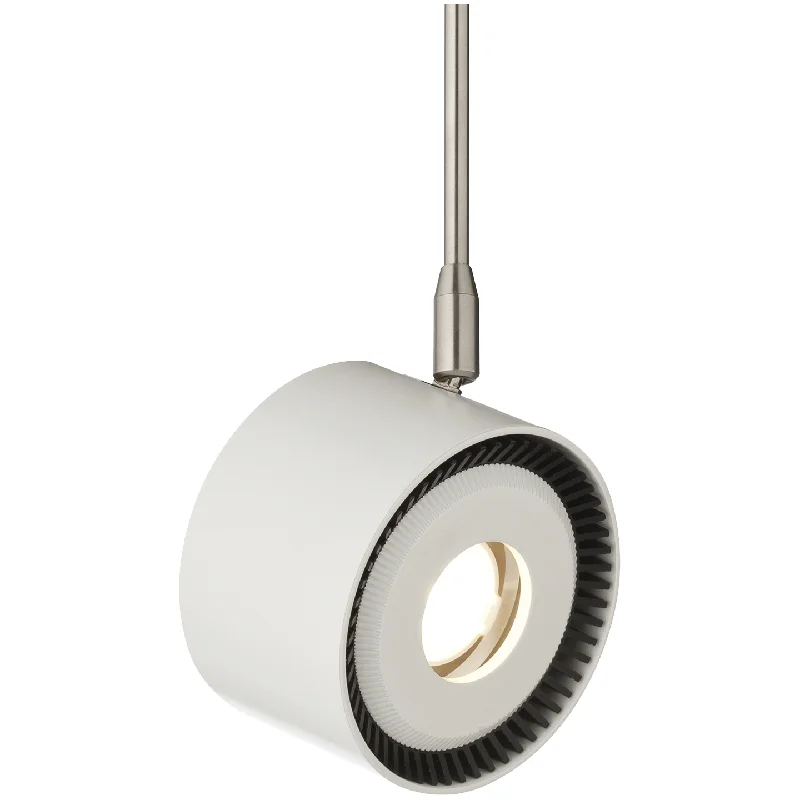 Track lighting with a brushed nickel finishISO Head FreeJack 3"