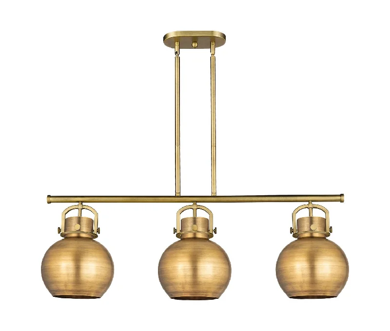 Industrial Lighting for Pharmaceutical ManufacturingDowntown Urban Three Light Island Pendant Industrial Lighting for Pharmaceutical ManufacturingDowntown Urban Three Light Island Pendant