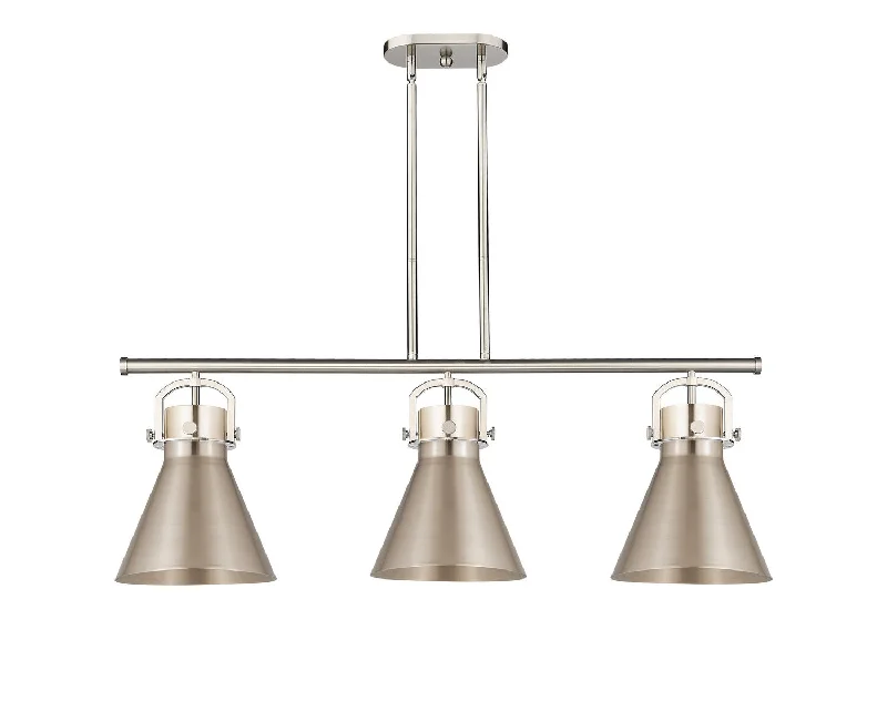 Industrial Task Lighting for Precision WorkstationsDowntown Urban Three Light Island Pendant