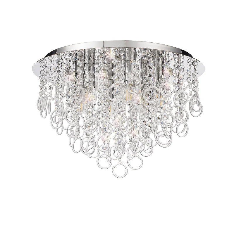 Energy - efficient track lighting fixturesLivorno Ceiling, 4/6 Light E14, Polished Chrome/Crystal Energy - efficient track lighting fixturesLivorno Ceiling, 4/6 Light E14, Polished Chrome/Crystal