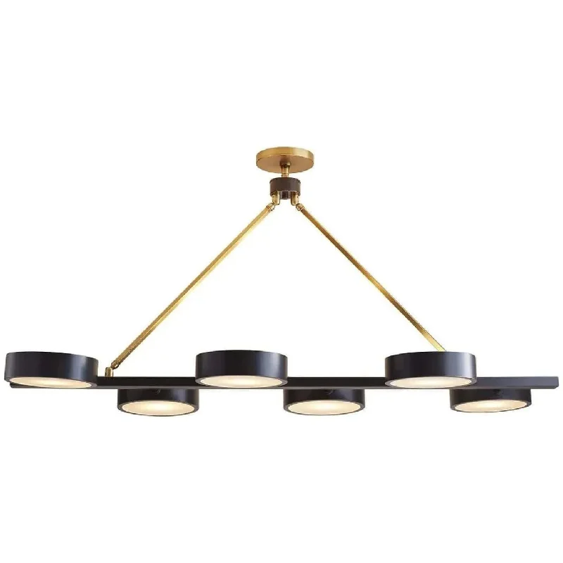 Track lighting with integrated LED driversLinus Oval Chandelier by Arteriors | OPEN BOX Track lighting with integrated LED driversLinus Oval Chandelier by Arteriors | OPEN BOX