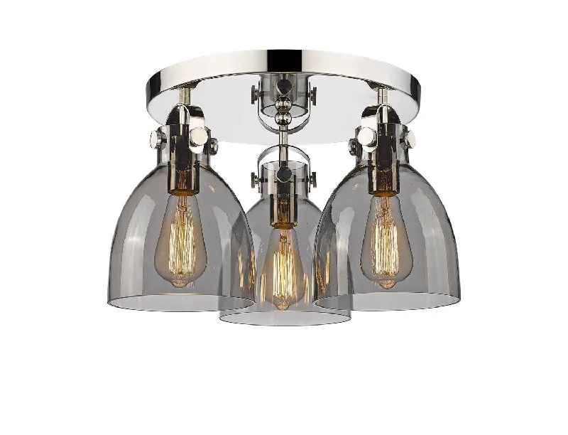 Energy - Efficient Industrial Lighting for Cost - SavingsDowntown Urban Three Light Flush Mount Energy - Efficient Industrial Lighting for Cost - SavingsDowntown Urban Three Light Flush Mount