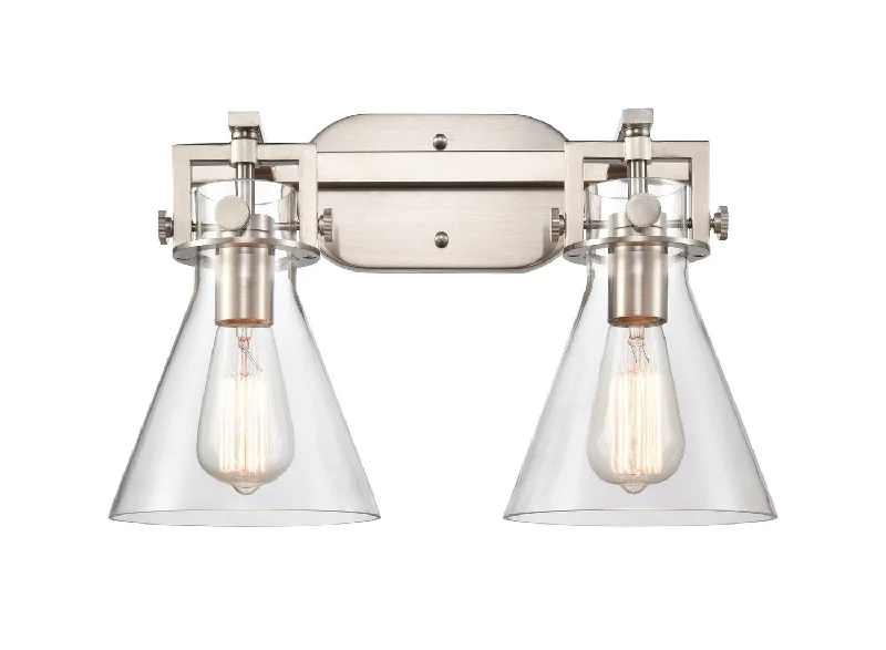 Industrial Lighting for Metal Fabrication ShopsNewton LED Bath Vanity