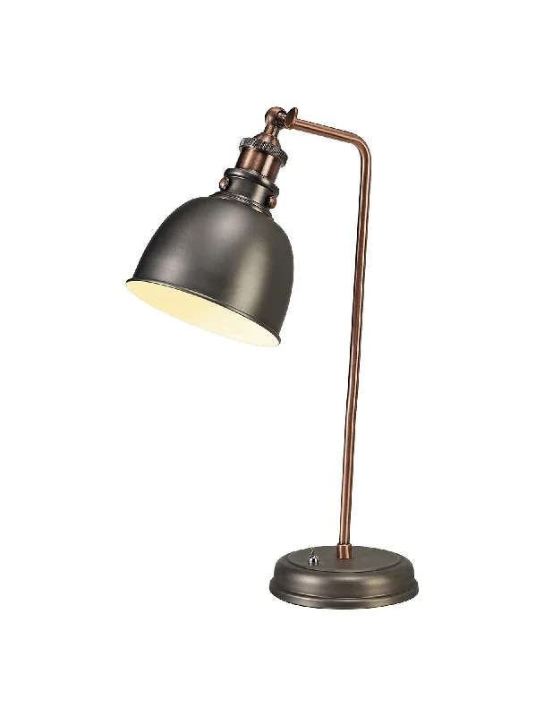 Track lighting for accentuating artworksMiner Adjustable Table Lamp, 1 x E27, Antique Silver/Copper/White Track lighting for accentuating artworksMiner Adjustable Table Lamp, 1 x E27, Antique Silver/Copper/White