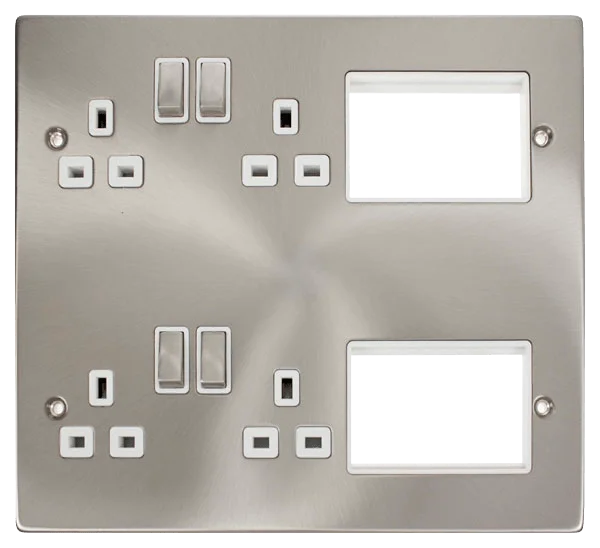 Track lighting for illuminating walkwaysClick New Media 4 x 13A DP Switched Sockets, (2x3) New Media Module Apertures Track lighting for illuminating walkwaysClick New Media 4 x 13A DP Switched Sockets, (2x3) New Media Module Apertures