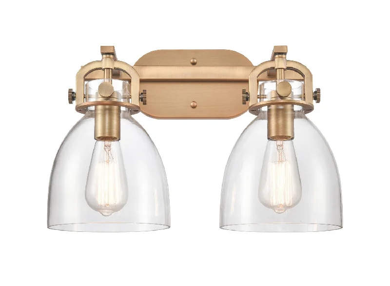 Shock - Resistant Industrial Lighting for Vibrating Machinery AreasDowntown Urban Two Light Bath Vanity Shock - Resistant Industrial Lighting for Vibrating Machinery AreasDowntown Urban Two Light Bath Vanity
