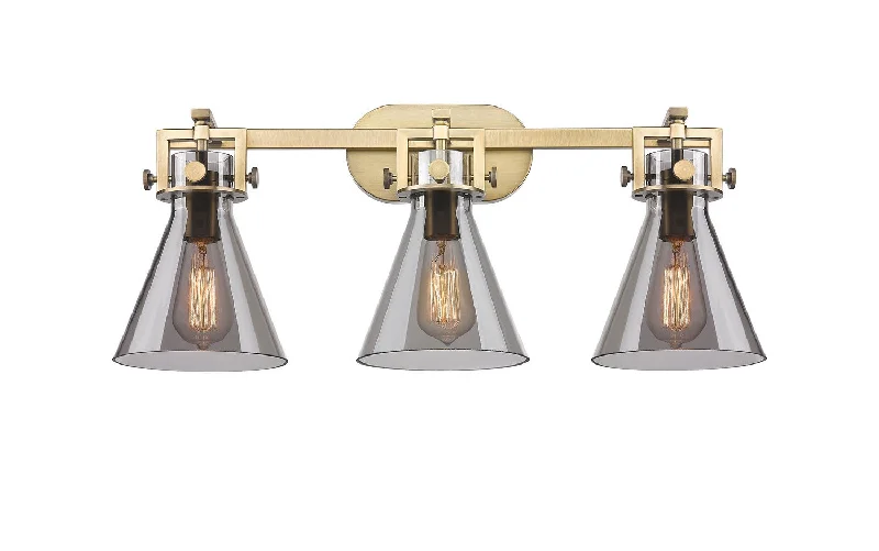 Industrial Wall - Mounted Lighting for Workshop WallsNewton Three Light Bath Vanity Industrial Wall - Mounted Lighting for Workshop WallsNewton Three Light Bath Vanity