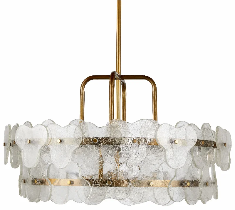 Track lighting with a chunky, bold designCascade Chandelier