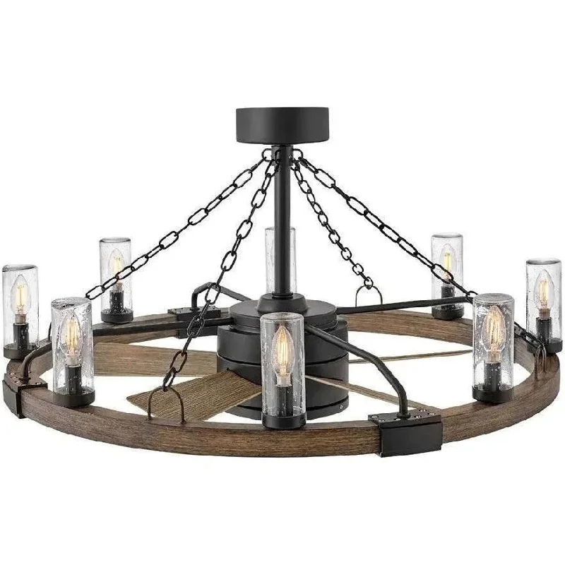 Track lighting for retail window displaysSawyer with LED Fandelier