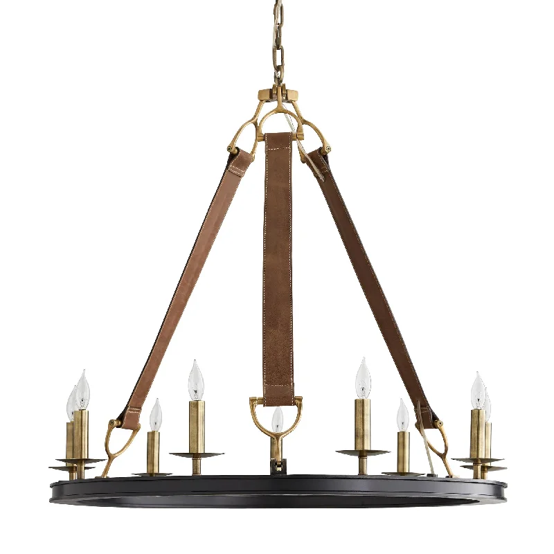 Track lighting with multiple heads for flexibilityChaney Chandelier