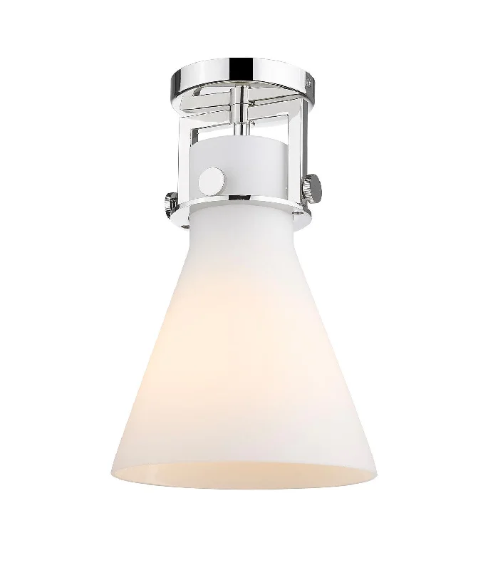 Industrial Lighting for Printing Press FacilitiesNewton One Light Flush Mount