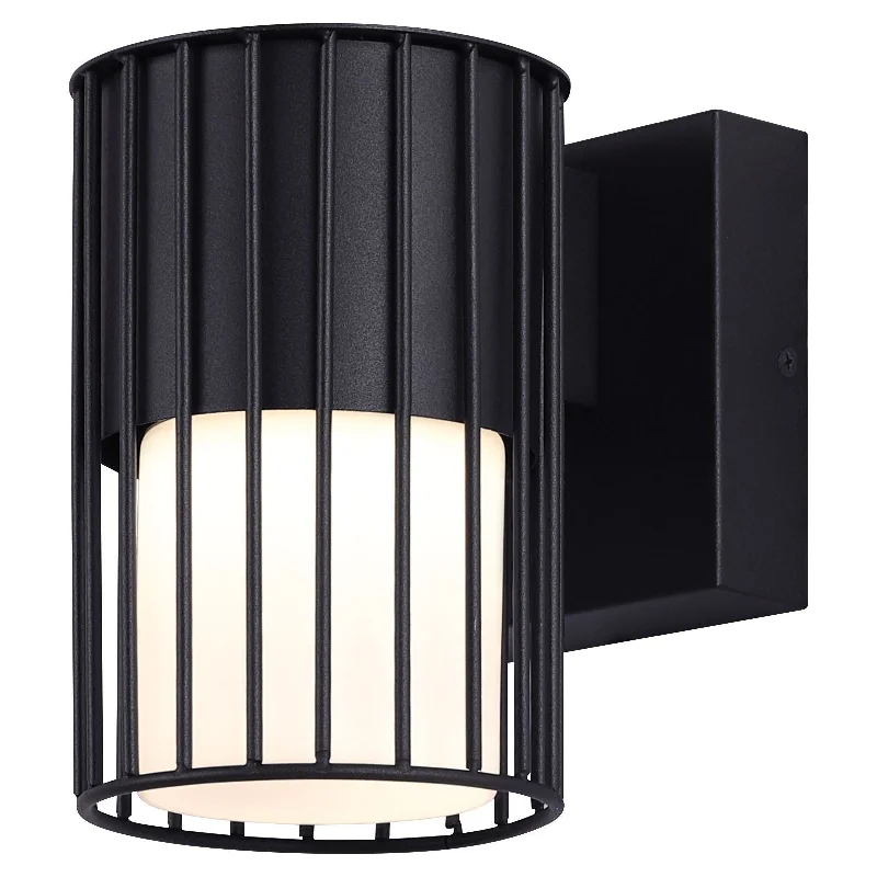 Rustic track lighting for farmhouse decorleather wall lamps with a distressed texture for a rugged and stylish lookJavon 1-Light LED Outdoor Wall Light Rustic track lighting for farmhouse decorleather wall lamps with a distressed texture for a rugged and stylish lookJavon 1-Light LED Outdoor Wall Light