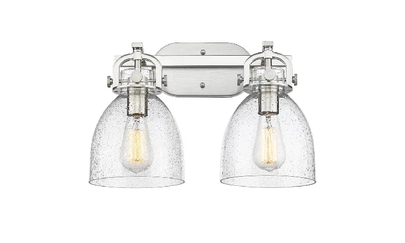 Industrial Pendant Lighting for Machine ShopsDowntown Urban Two Light Bath Vanity