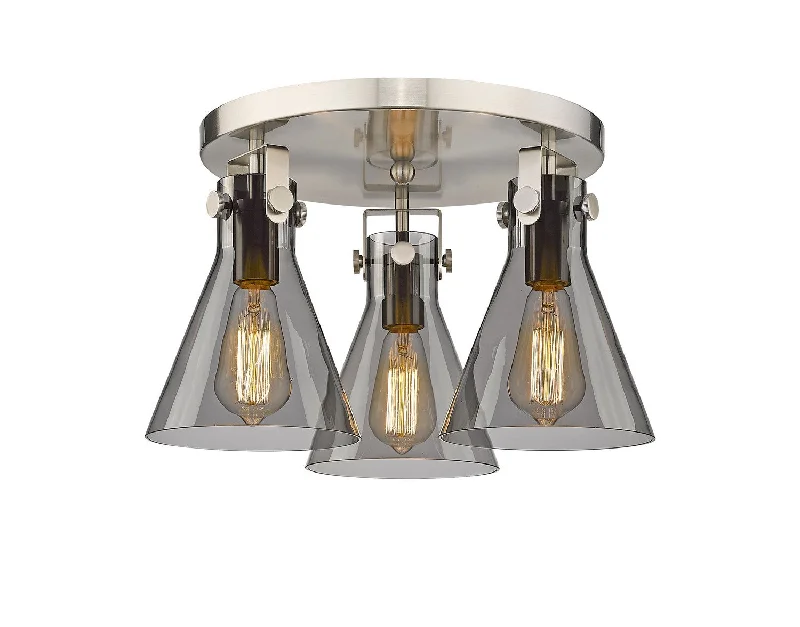 Adjustable Industrial Lighting for Flexible IlluminationDowntown Urban Three Light Flush Mount Adjustable Industrial Lighting for Flexible IlluminationDowntown Urban Three Light Flush Mount