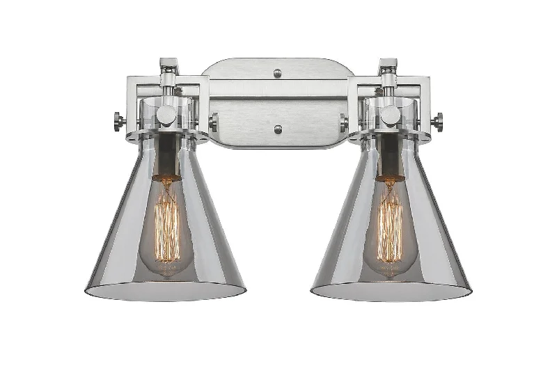 Dust - Resistant Industrial Lighting for Dirty WorkspacesNewton Two Light Bath Vanity Dust - Resistant Industrial Lighting for Dirty WorkspacesNewton Two Light Bath Vanity