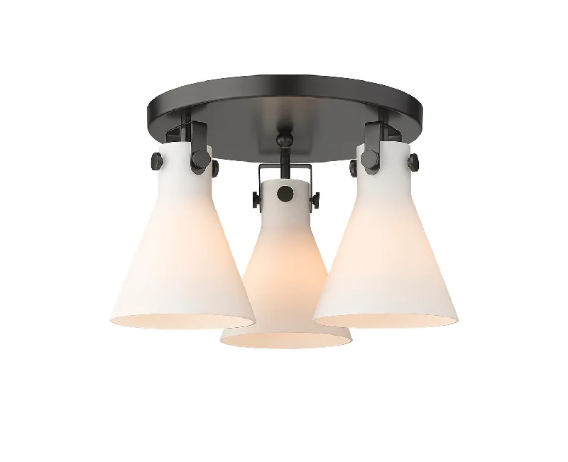 Industrial Lighting with High CRI (Color Rendering Index) for True Color PerceptionDowntown Urban Three Light Flush Mount Industrial Lighting with High CRI (Color Rendering Index) for True Color PerceptionDowntown Urban Three Light Flush Mount