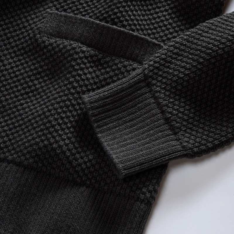 The Crawford Sweater in Charcoal