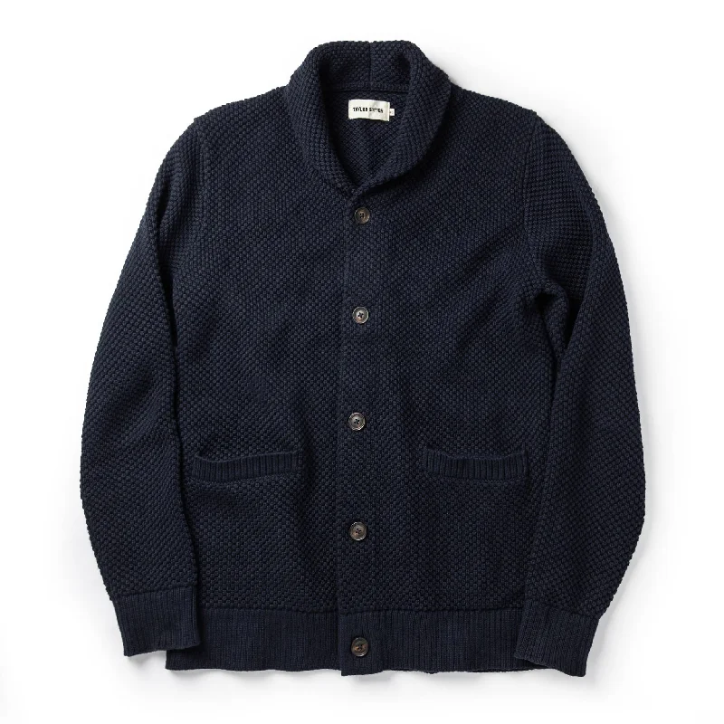 The Crawford Sweater in Navy