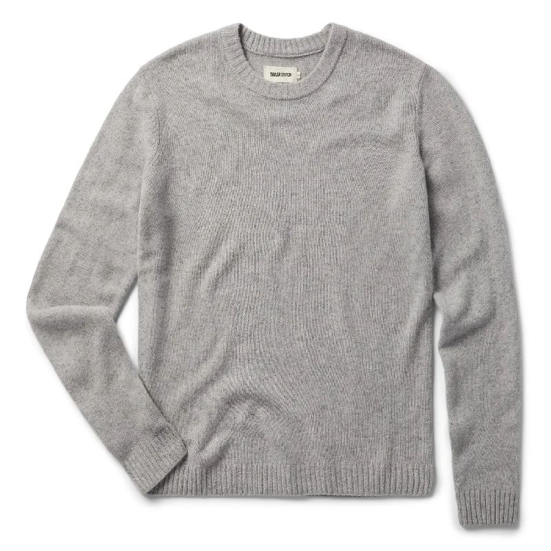 The Lodge Sweater in Heather Grey