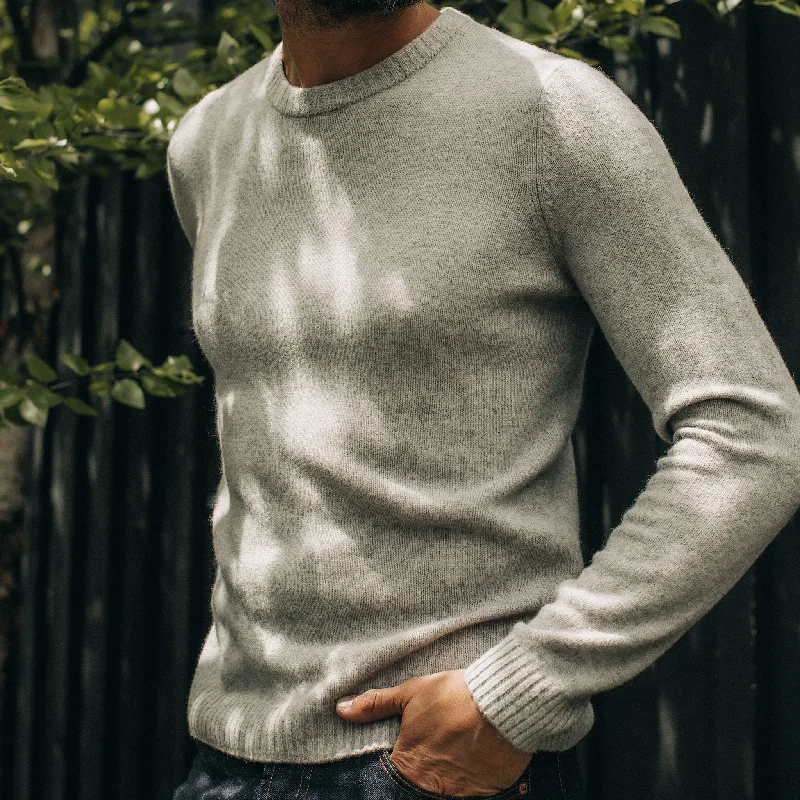 The Lodge Sweater in Heather Grey