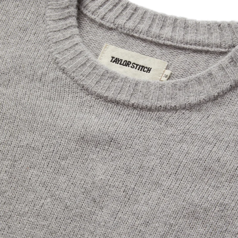 The Lodge Sweater in Heather Grey