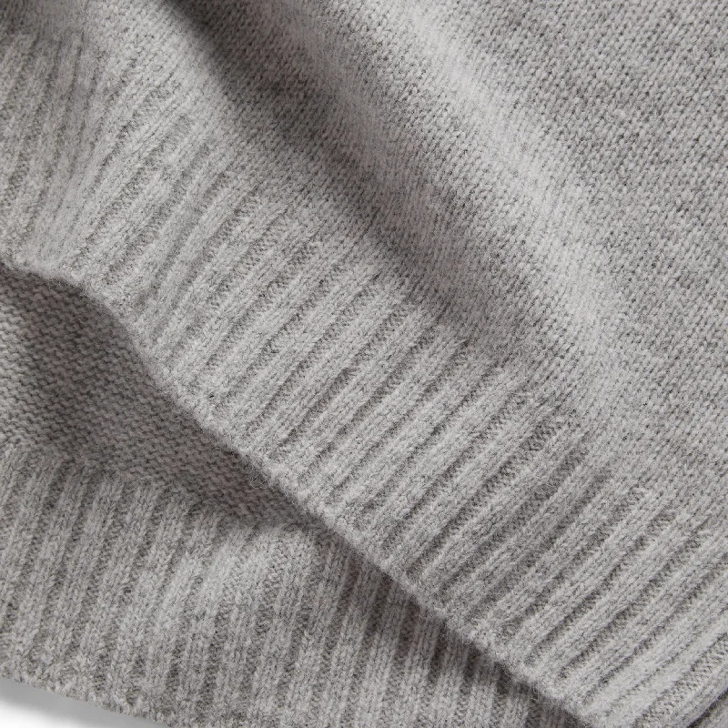 The Lodge Sweater in Heather Grey