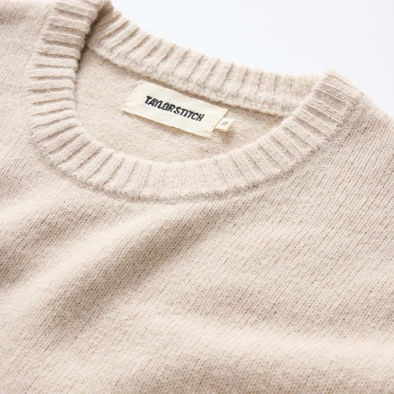 The Lodge Sweater in Oat