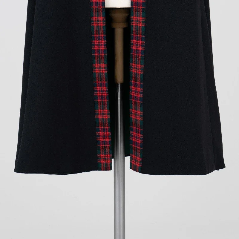 Adult's Choir Cape with Tartan Trim