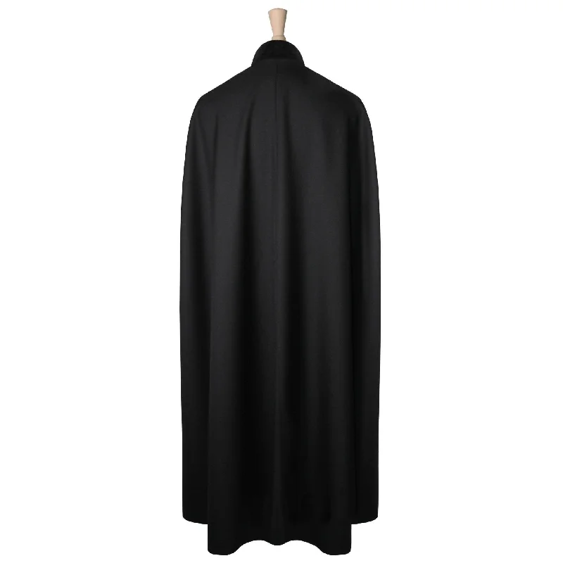 Cape with Velvet Trim