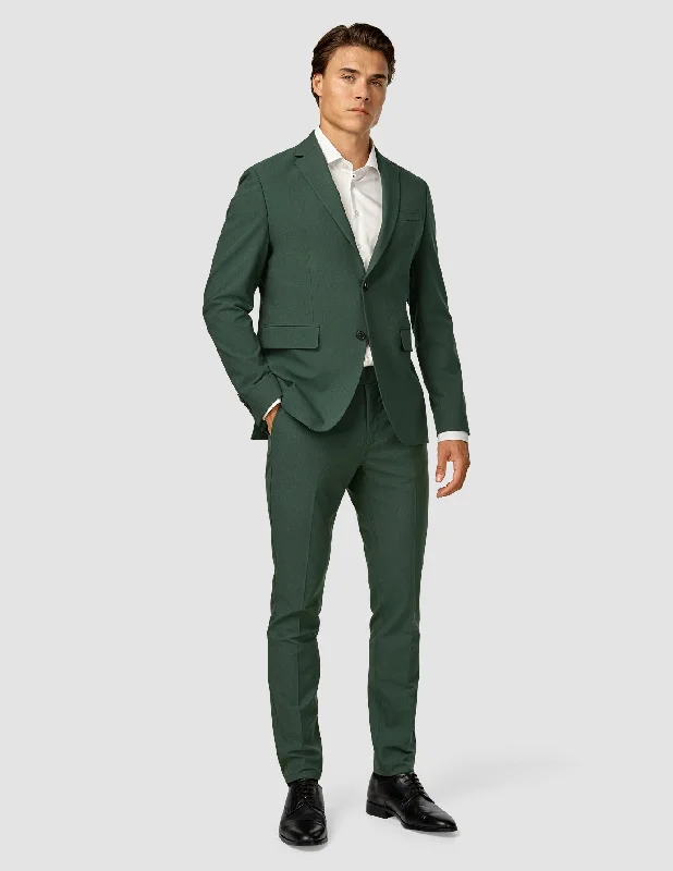 Essential Blazer Slim Pine Green