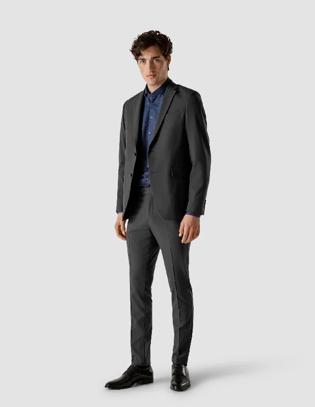 Essential Suit Pants Slim Dark Shadow