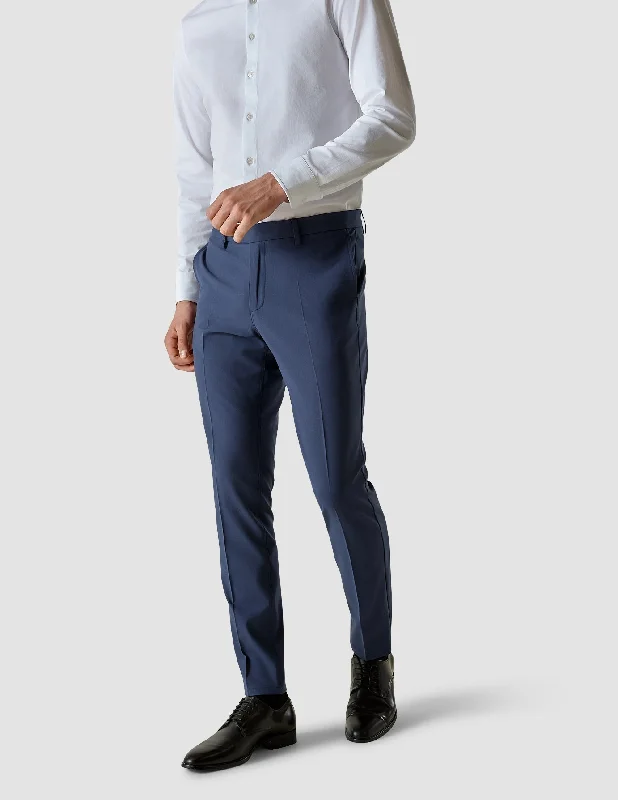 Essential Suit Pants Slim Marine Blue