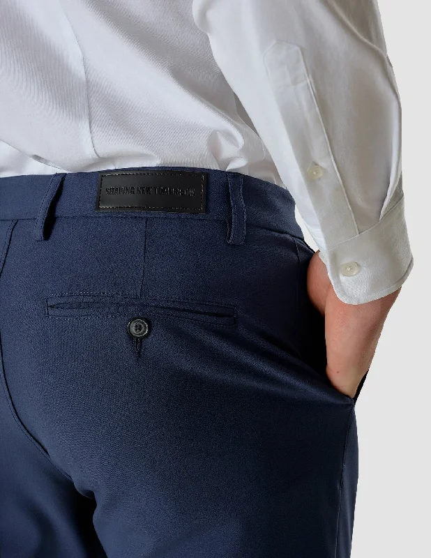 Essential Suit Pants Slim Marine Blue