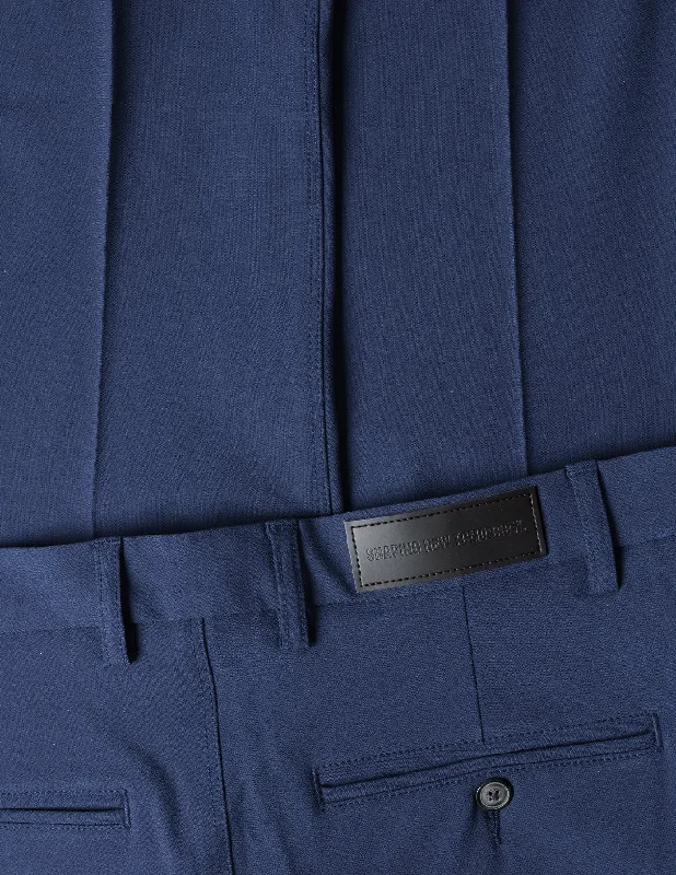 Essential Suit Pants Slim Marine Blue