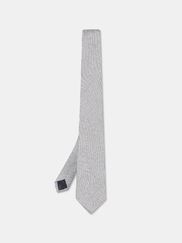 Semi Plain Tie 100% Silk 8cm