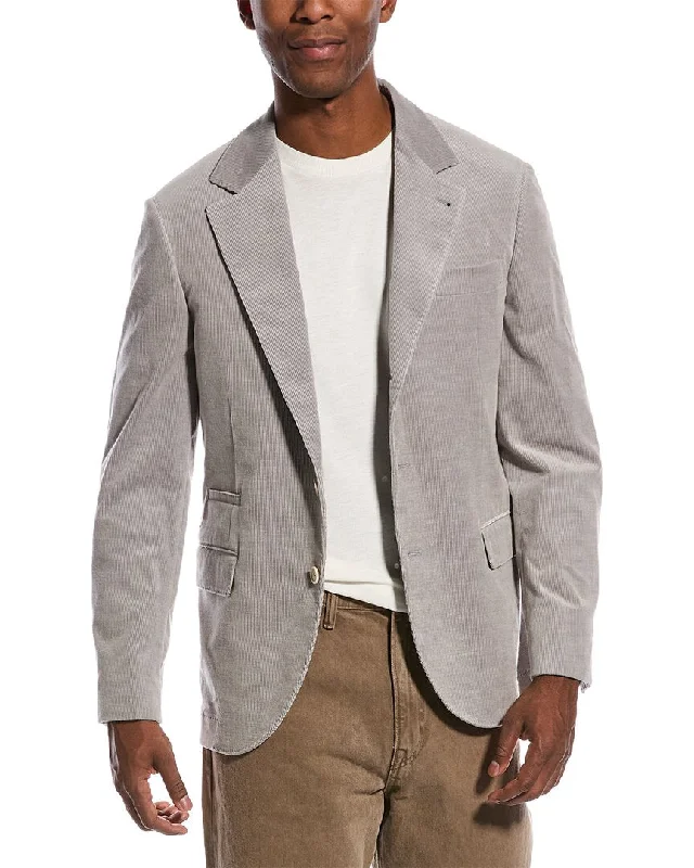 Brunello Cucinelli Cashmere-Blend Suit Jacket