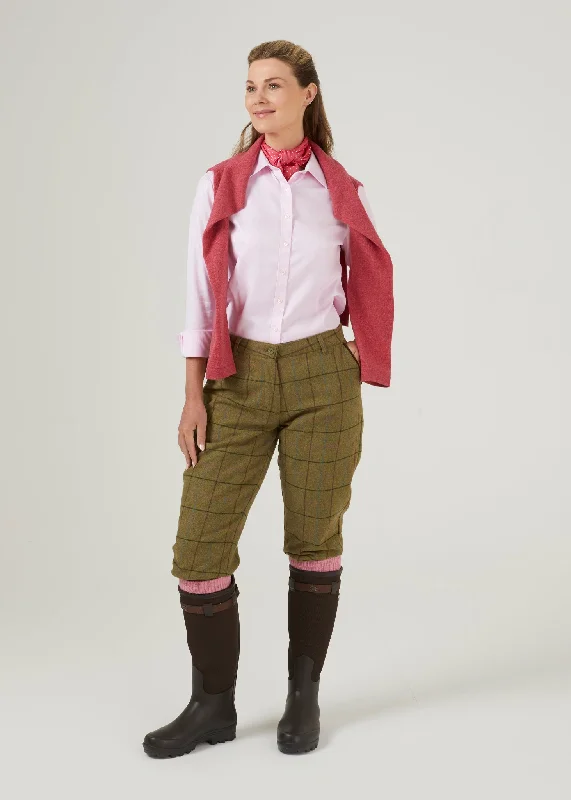 Combrook Ladies Tweed Breeks In Lotus