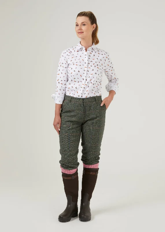 Combrook Ladies Tweed Breeks In Spruce