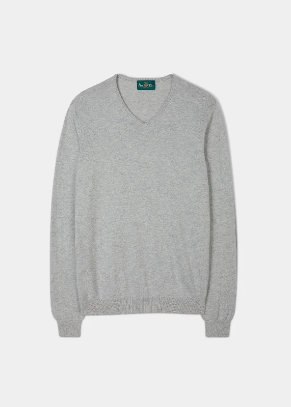 Cromford Luxury Cotton Jumper In Dove