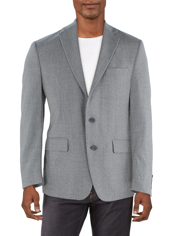 Mens Suit Separate Office Two-Button Blazer