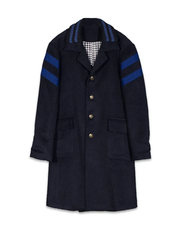 Men's Wool Blend Watson Coat In Navy