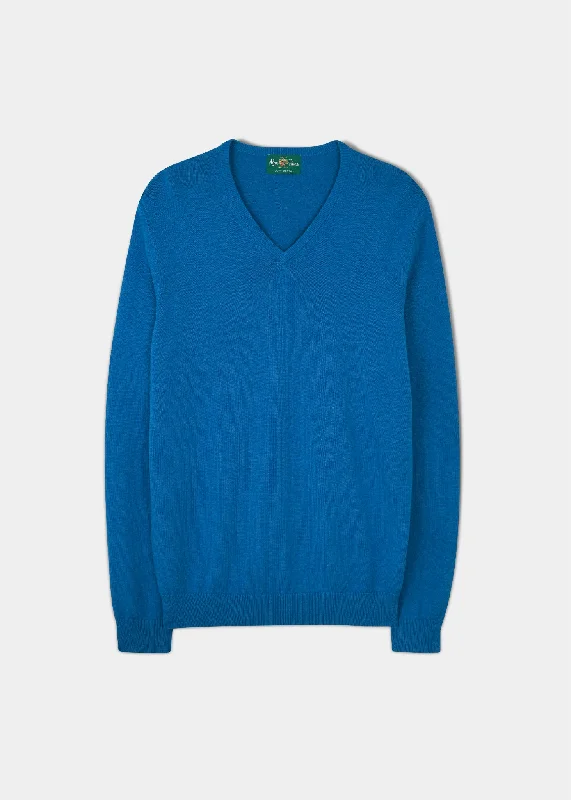 Rothwell Cotton Cashmere Jumper In Regatta