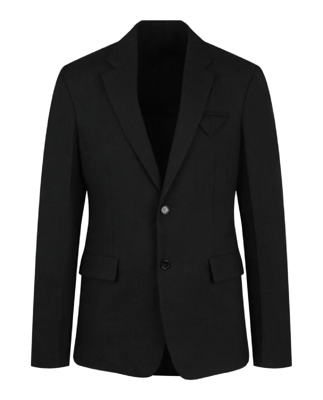 Single Breasted Herringbone Blazer