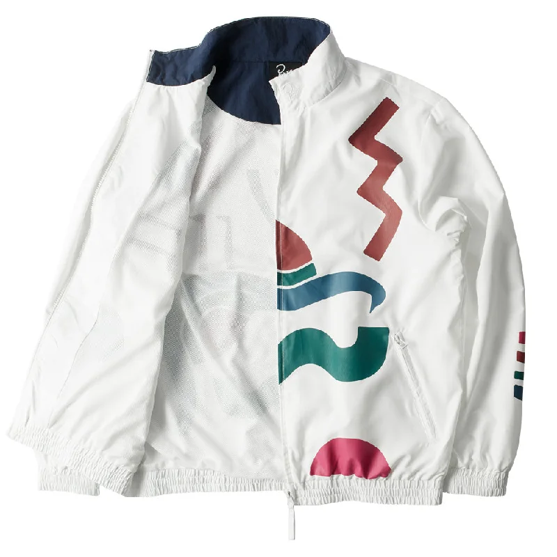 BY PARRA TENNIS MAYBE? TRACK JACKET // WHITE