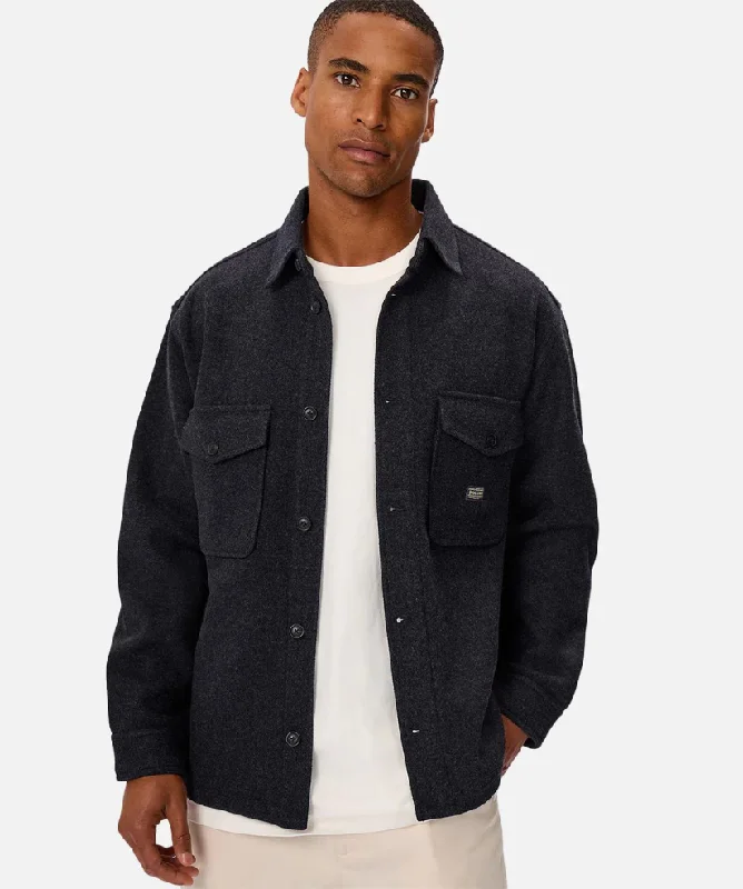 Industrie - The New Coleman Jacket - Dark Navy Melange