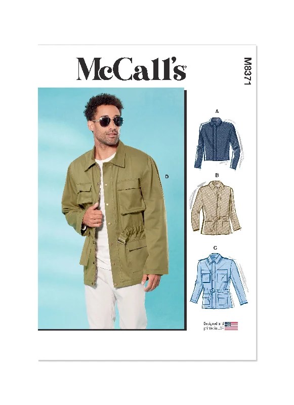 McCall's Sewing Pattern 8371 Men's Jacket in Two Lengths