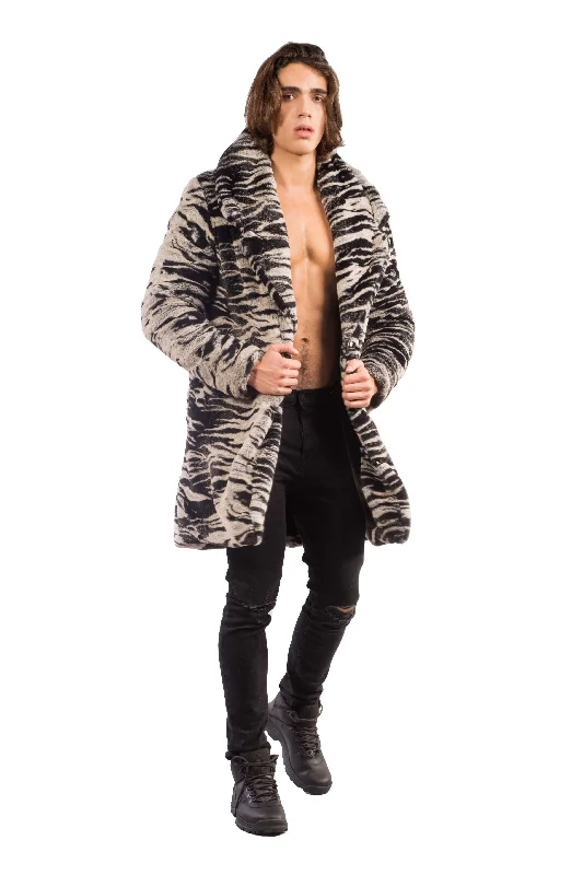 Men's Long Cozy Coat in 