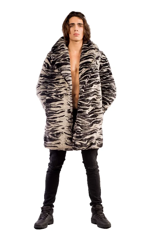 Men's Long Cozy Coat in 