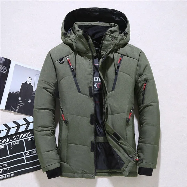 Moutainskin Winter New Men Coats Solid 5 Colors Hooded Cotton Jackets Male Casual Fashion Warm Jacket Men Brand Clothing SA821