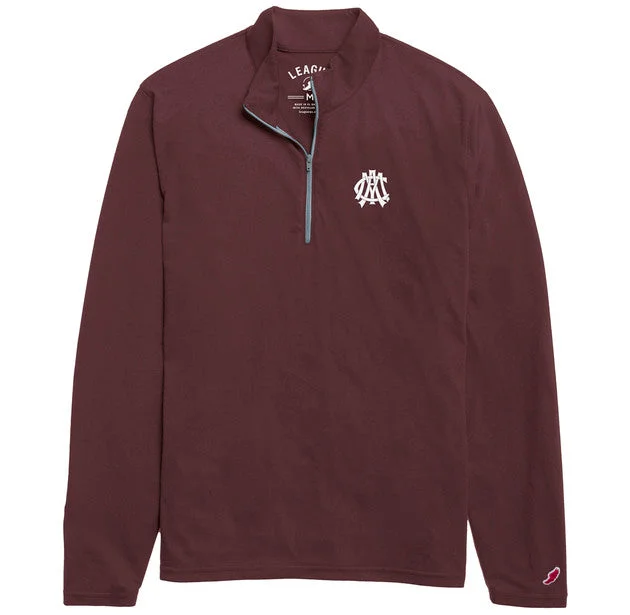 Reclaim 1/4 Zip - Maroon